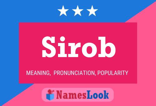 Постер имени Sirob