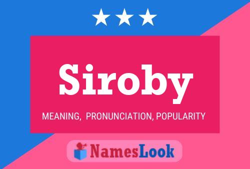 Постер имени Siroby