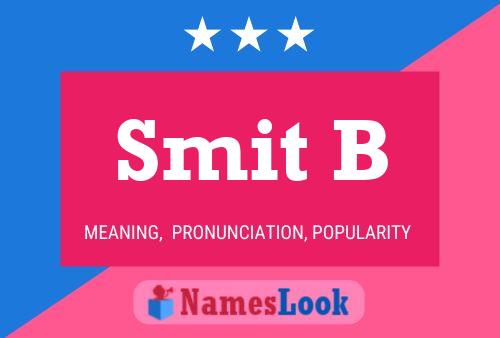 Постер имени Smit B