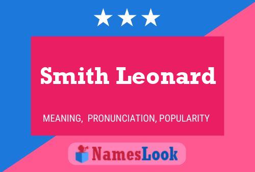 Постер имени Smith Leonard