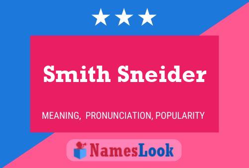 Постер имени Smith Sneider