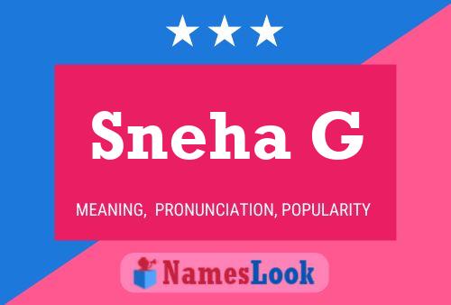 Постер имени Sneha G