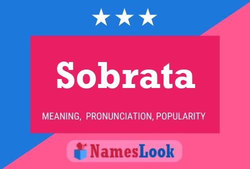 Постер имени Sobrata