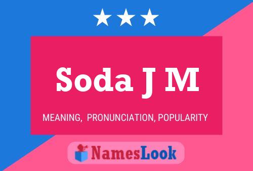 Постер имени Soda J M