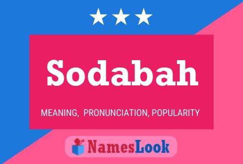 Постер имени Sodabah