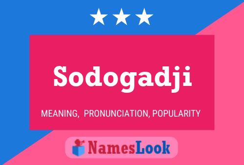 Постер имени Sodogadji