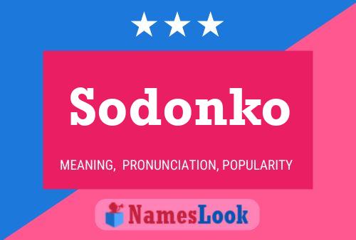 Постер имени Sodonko