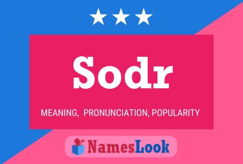 Постер имени Sodr