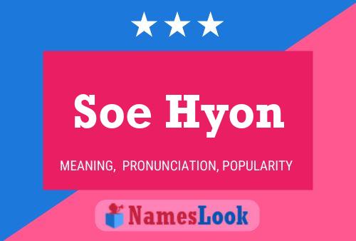 Постер имени Soe Hyon