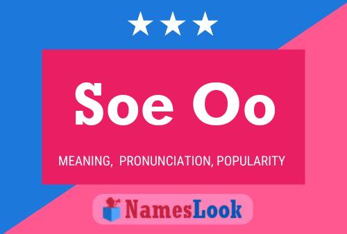 Постер имени Soe Oo