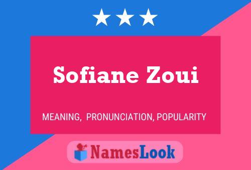 Постер имени Sofiane Zoui