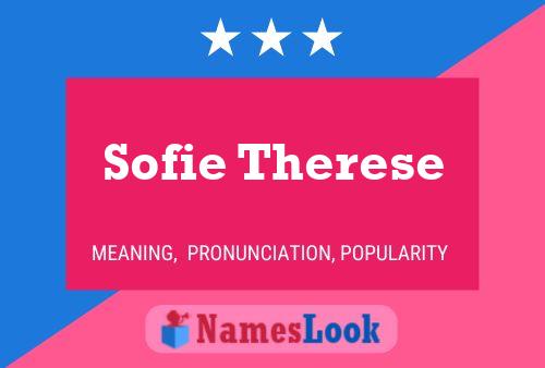 Постер имени Sofie Therese