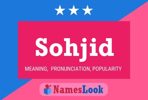 Постер имени Sohjid