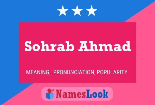 Постер имени Sohrab Ahmad