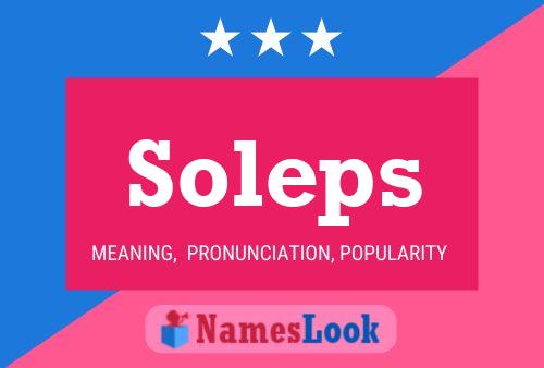 Постер имени Soleps