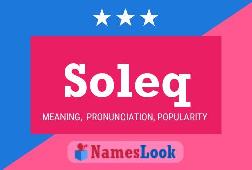 Постер имени Soleq