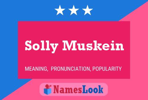 Постер имени Solly Muskein