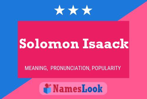 Постер имени Solomon Isaack