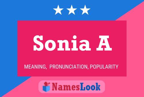 Постер имени Sonia A