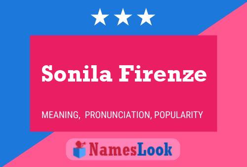 Постер имени Sonila Firenze