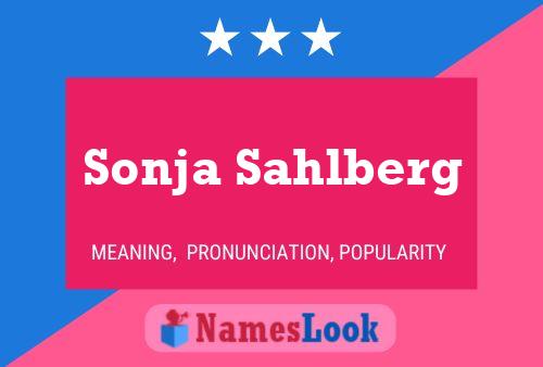 Постер имени Sonja Sahlberg