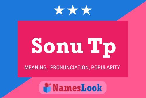 Постер имени Sonu Tp