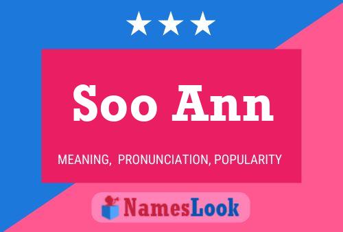 Постер имени Soo Ann