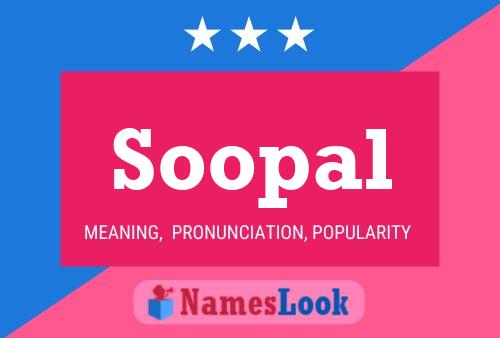 Постер имени Soopal