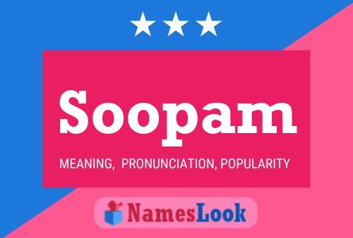 Постер имени Soopam