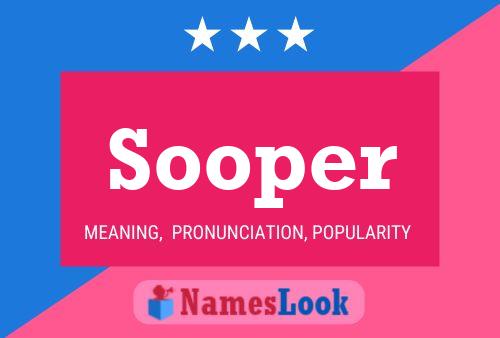 Постер имени Sooper