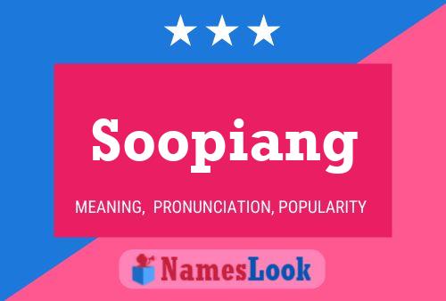 Постер имени Soopiang