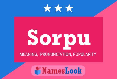 Постер имени Sorpu