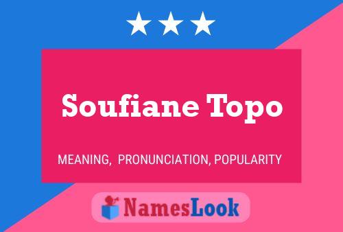 Постер имени Soufiane Topo