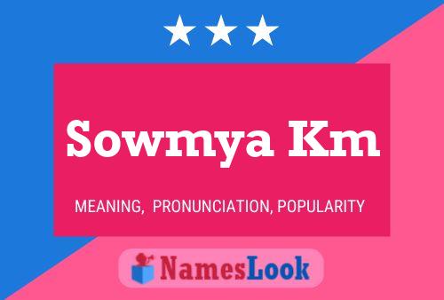 Постер имени Sowmya Km