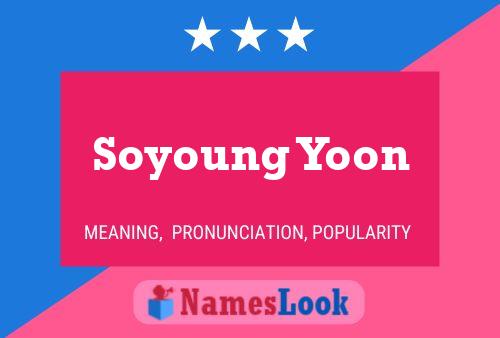 Постер имени Soyoung Yoon