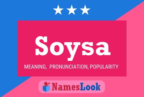 Постер имени Soysa