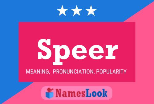 Постер имени Speer