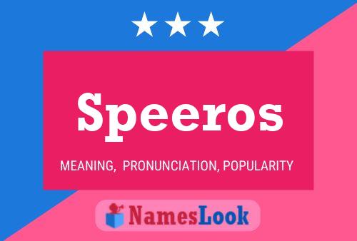 Постер имени Speeros