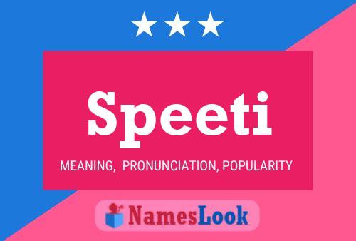 Постер имени Speeti