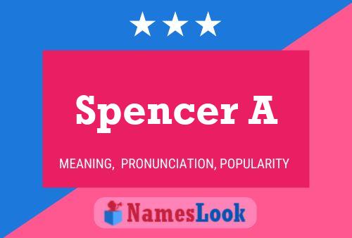 Постер имени Spencer A