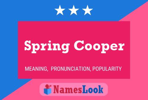 Постер имени Spring Cooper