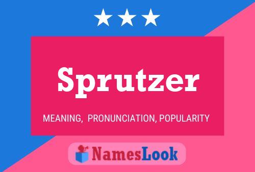 Постер имени Sprutzer