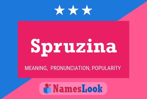 Постер имени Spruzina