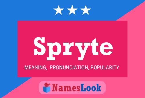 Постер имени Spryte