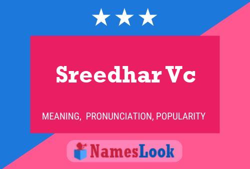 Постер имени Sreedhar Vc