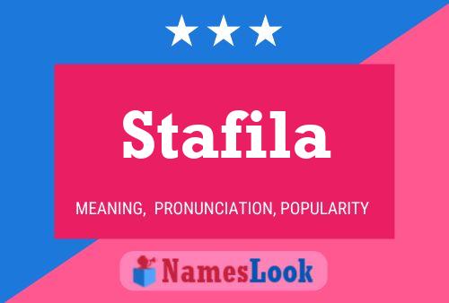 Постер имени Stafila