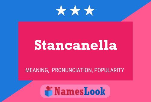 Постер имени Stancanella