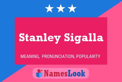 Постер имени Stanley Sigalla