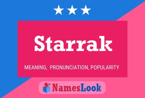 Постер имени Starrak