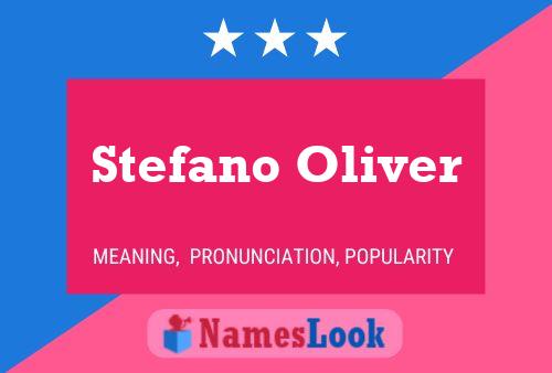 Постер имени Stefano Oliver